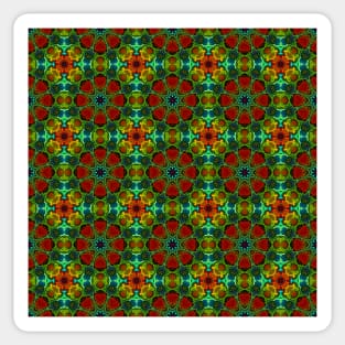 Floral tile pattern Sticker